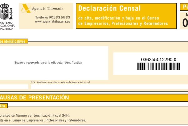 Modificaciones en las declaraciones censales: Adiós al modelo 037 y actualización del modelo 036